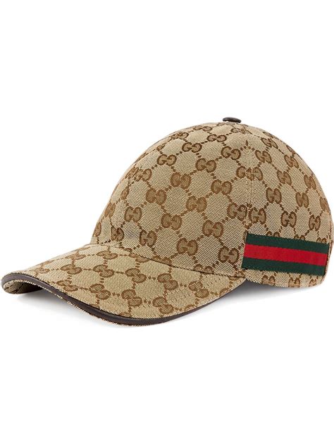 gucci canvas baseball cap